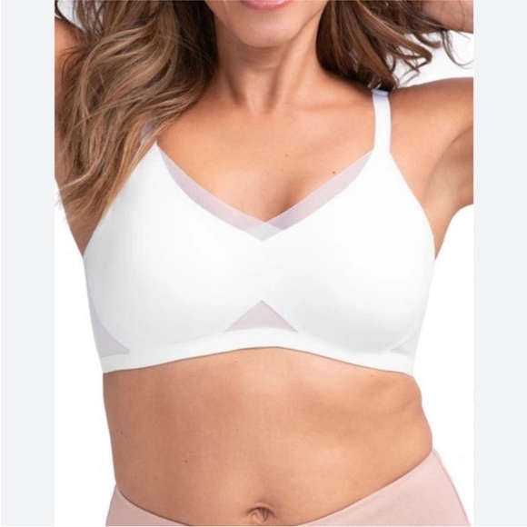 HONEYLOVE shapewear CrossOver Bra - Astral (White) - Picture 6 of 11